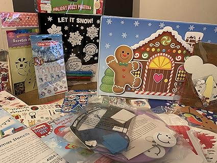 Download Fabfuncrafts End Of Lines Mystery Christmas Craft Kit Box Craft Kits Amazon Canada PSD Mockup Templates