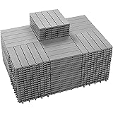 PrimeZone 108 PCS Plastic Interlocking Patio Deck