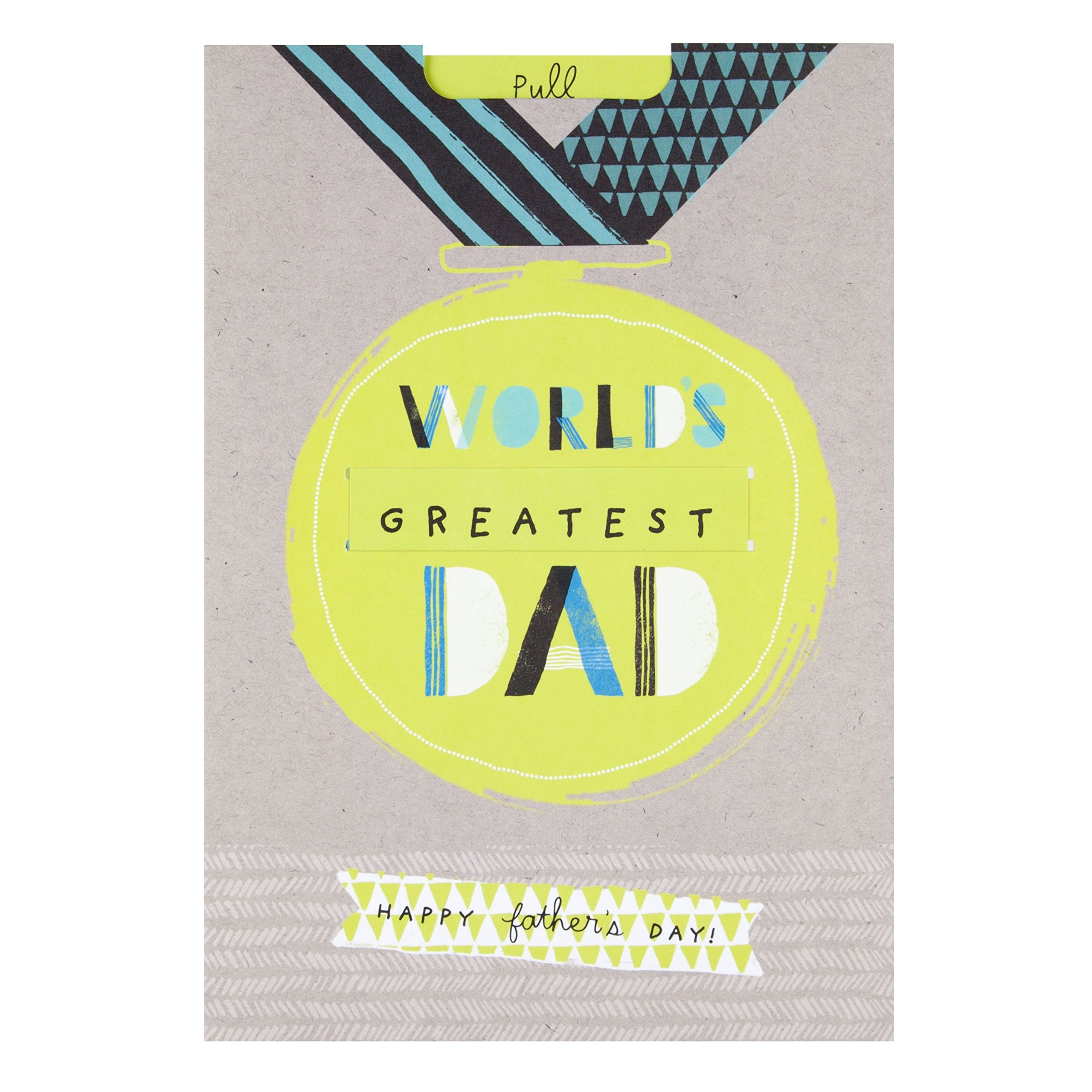 Hallmark Dad Father's Day Card 'Worlds Greatest' - Medium