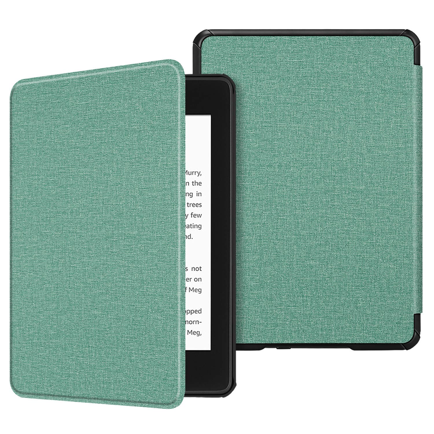 FINTIE Slimshell Case for 6" Kindle Paperwhite 10th Generation 2018 (Model No. PQ94WIF) - Premium Lightweight PU Leather Cover with Auto Sleep/Wake, (NOT Fit Kindle 10th Gen J9G29R), Sage
