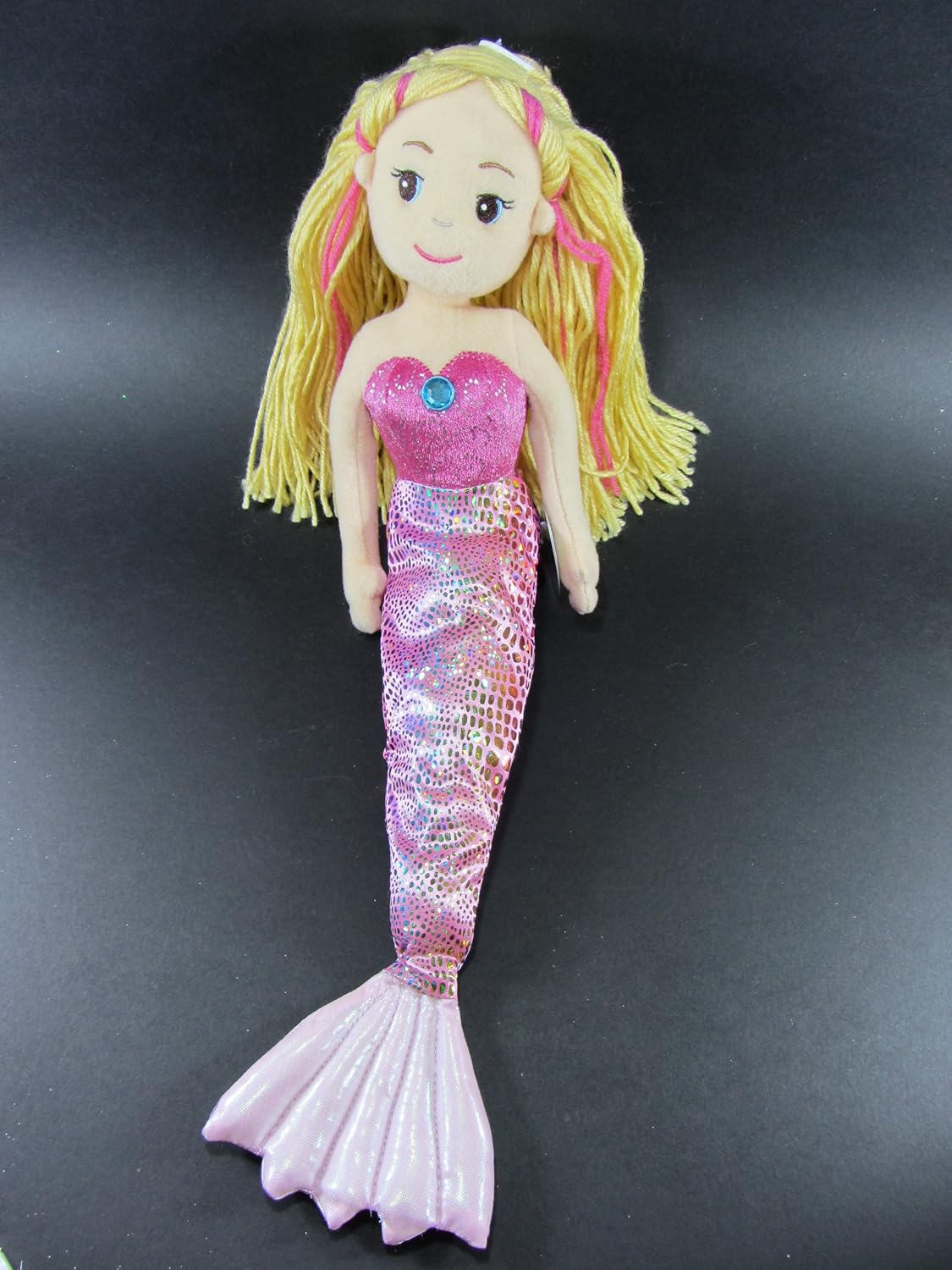 Sea Sparkles 17" Pink Mermaid Soft Doll Shimmery Detail Amazon.co.uk