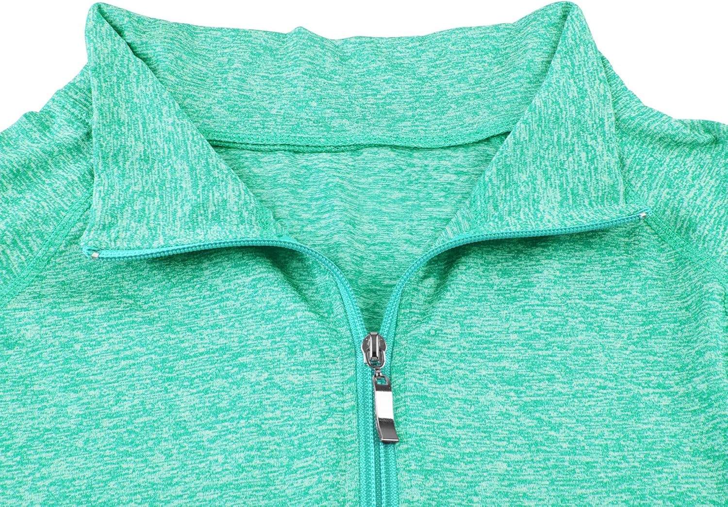 Cucuchy Womens Short Sleeve Workout Shirts Quarter Zip Up Athletic Tunic Tops: Clothing