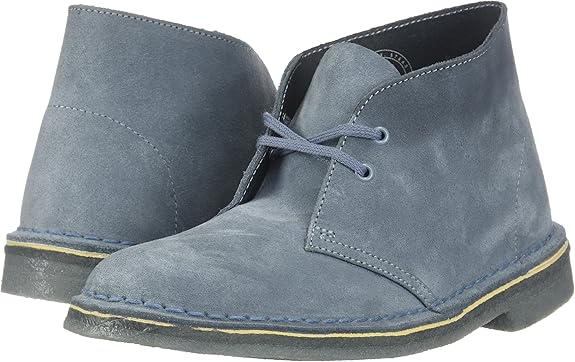 clarks desert boots womens grey