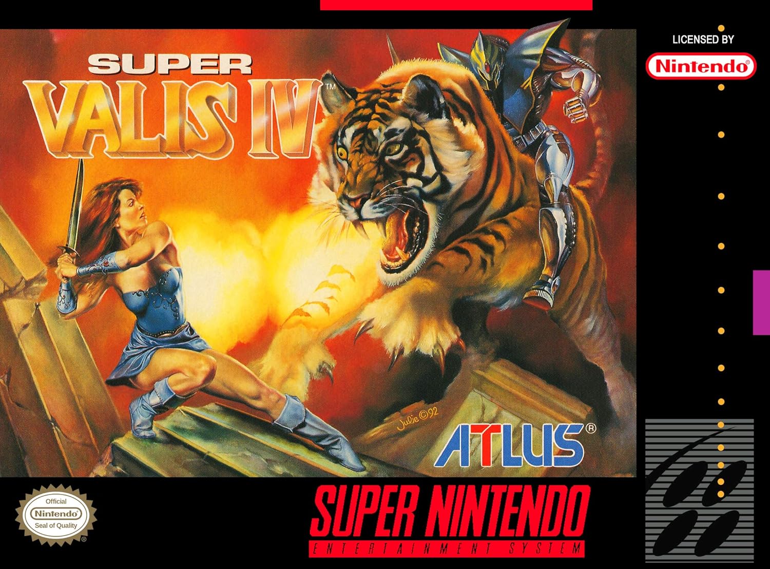 Amazon.com: Super Valis IV - Nintendo Super NES: Video Games