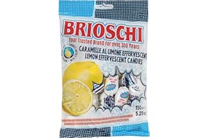 Brioschi Lemon Flavored Effervescent Fizzy Digestive Italian Candies (5.29 oz)
