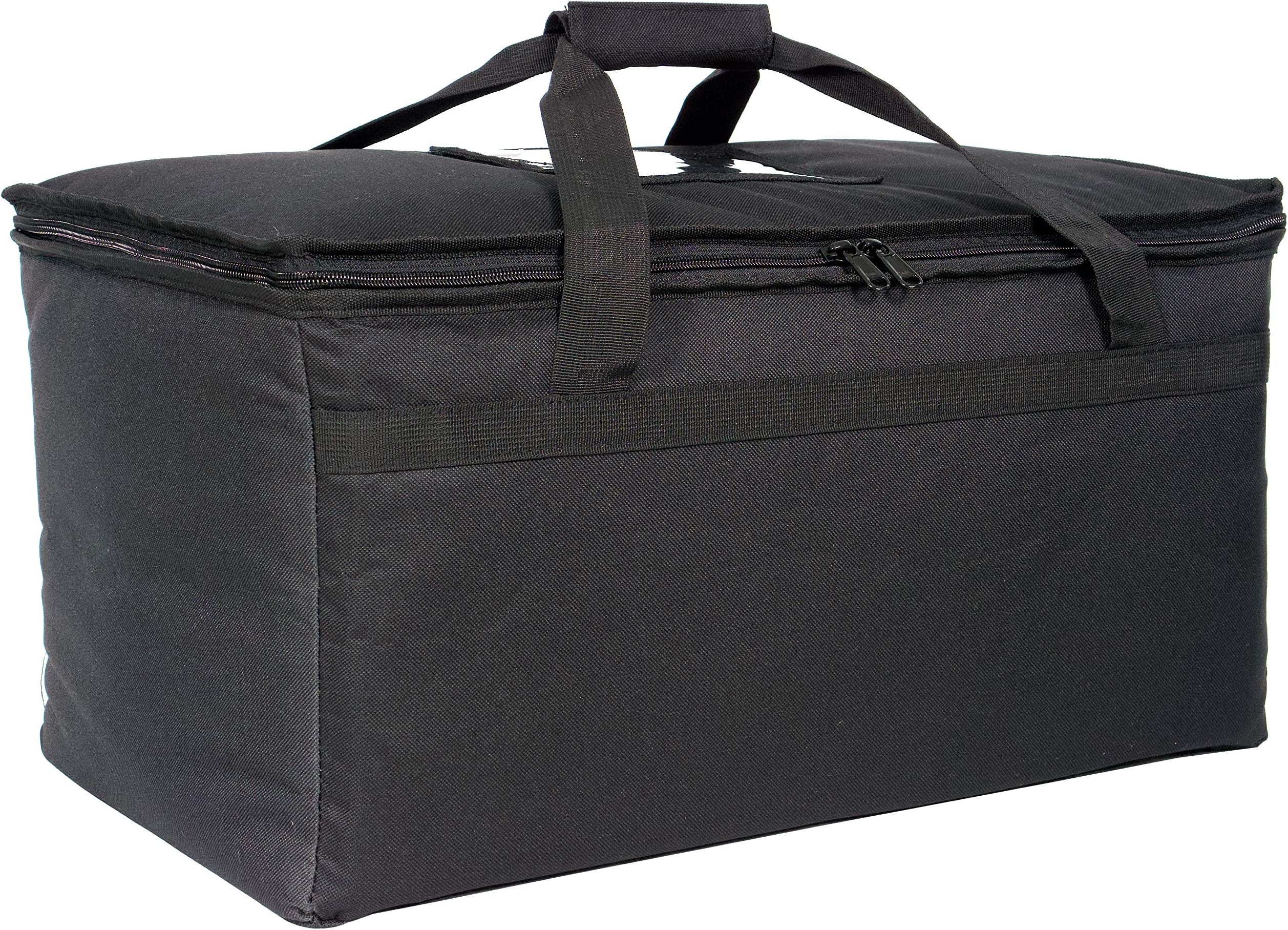 Commercial Quality Food Delivery Bag 21.5" x12.5" x11" Extra Strength Zipper and Thick Insulation