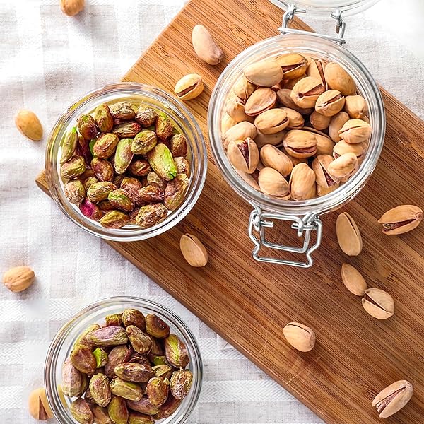 YUPIK DRY ROASTED SALTED PISTACHIOS, IN SHELL, 2.2 LB (35.2 OZ), GLUTEN-FREE, KOSHER, CRUNCHY NUTS FROM CALIFORNIA, LIGHTLY SALTED, OIL-FREE, SOURCE OF FIBER & IRON, SAVORY SNACK ONCE SHELLED