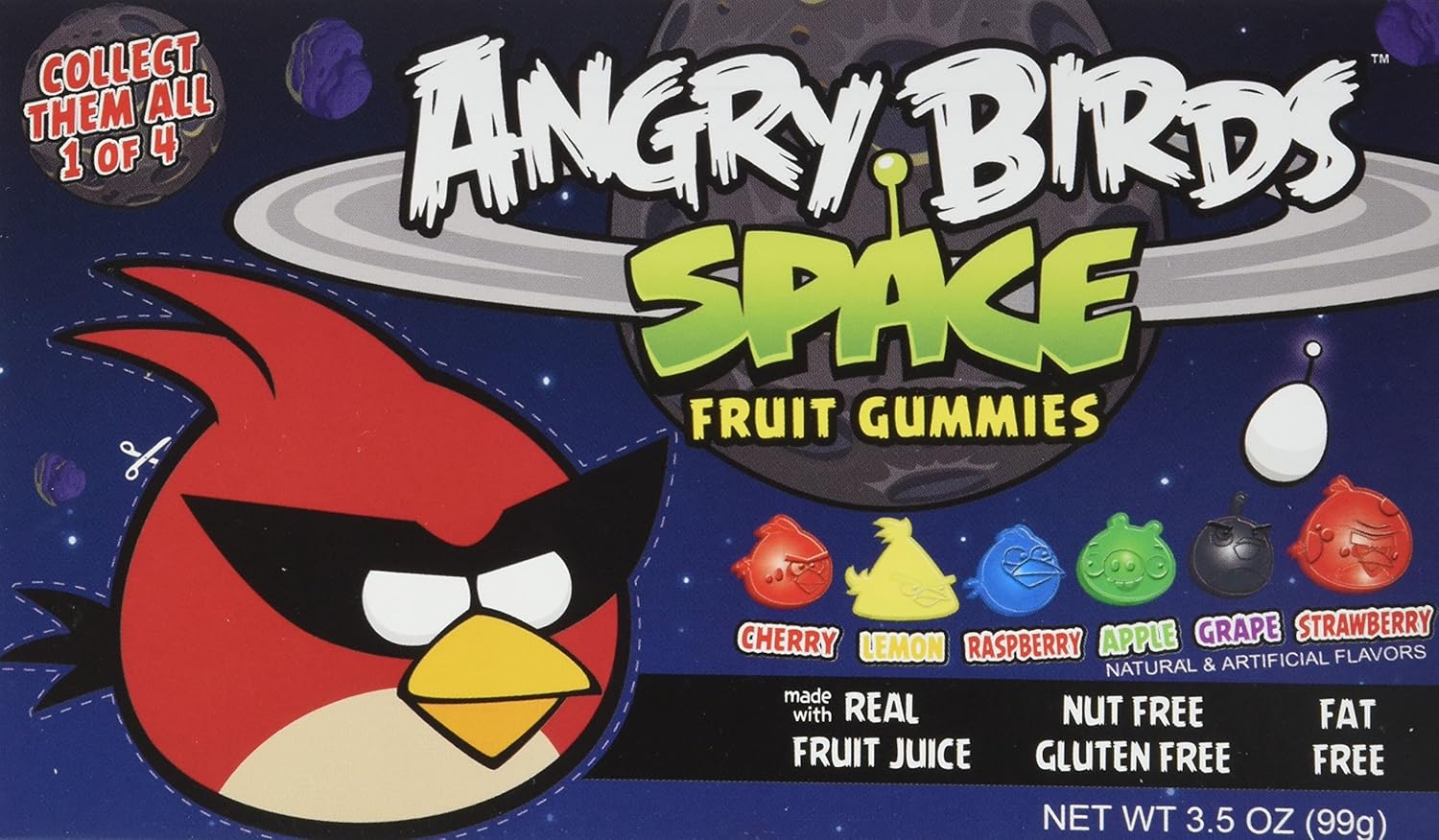 Angry Birds Space Fruchtgummi Roter Vogel, 12er Pack (12 Angry Birds Space Fruchtgummi Roter Vogel, 12er Pack (12