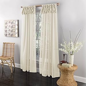 LORRAINE HOME FASHIONS Breeze Tab Top Window Panel, 54