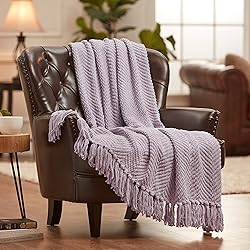 Chanasya Premium Textured Knit Throw Blanket with