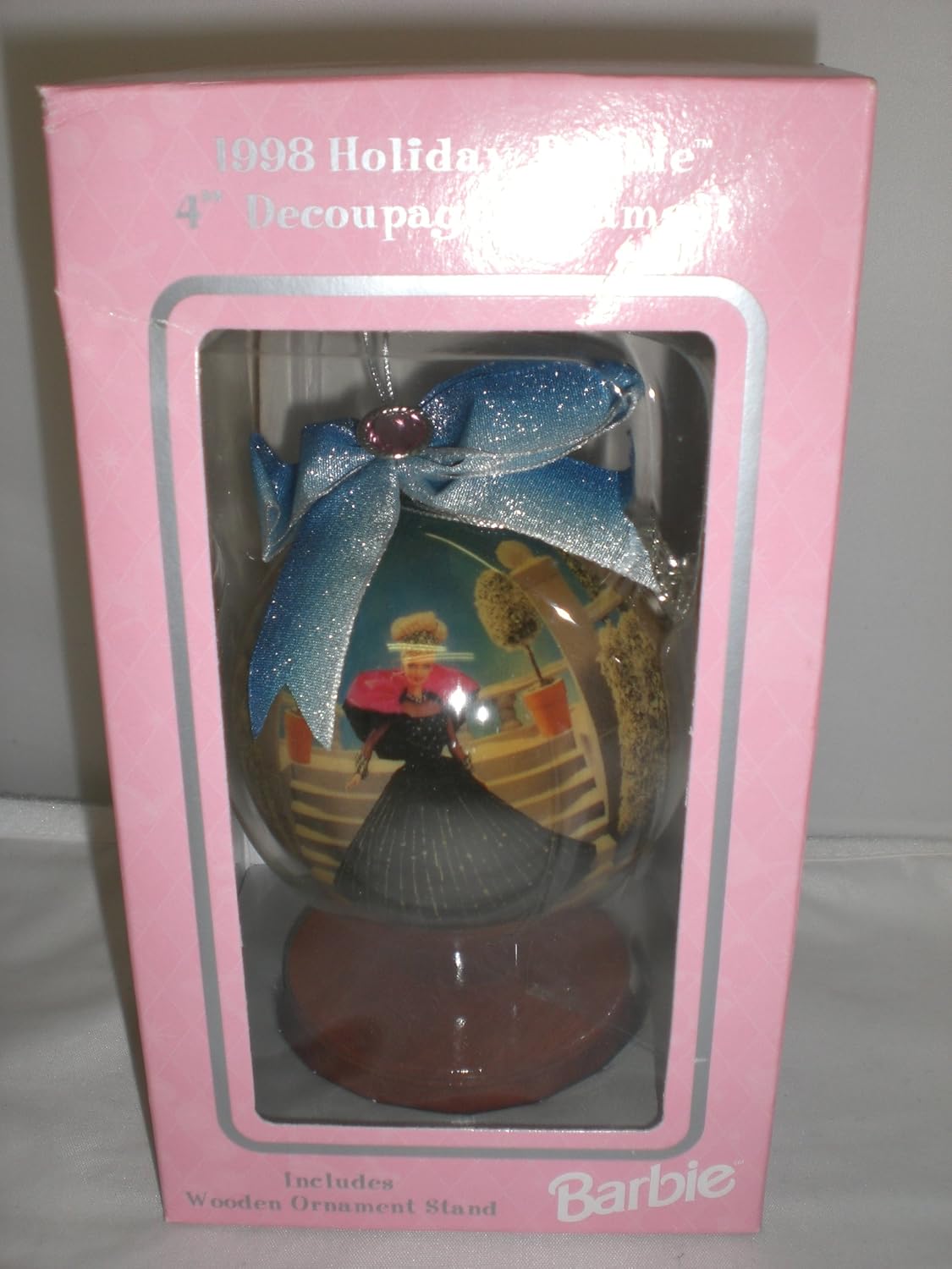 1997 holiday barbie 4 decoupage ornament