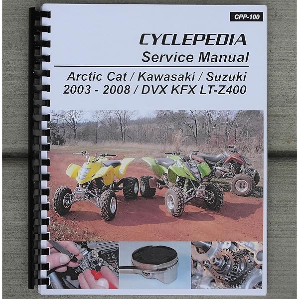 Suzuki/Kawasaki Arctic Cat ATVs 2003 to 2009: LT-Z400, KFX400