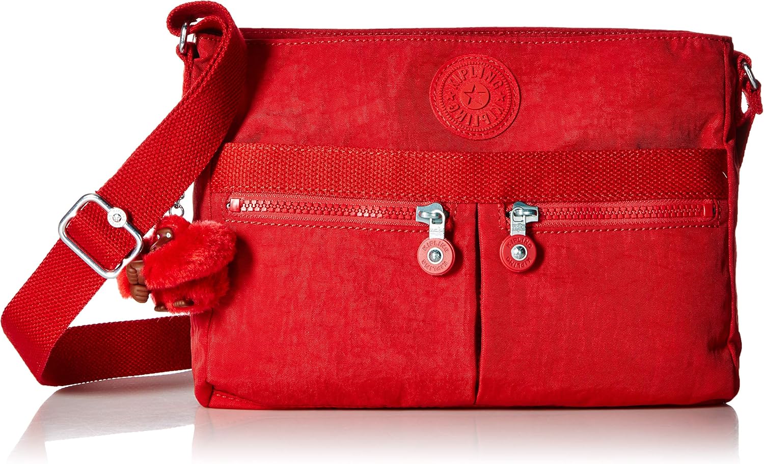 Kipling Women's Angie Solid Convertible Crossbody Bag, Sparkly Gold