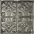Great Lakes Tin Hamilton Argento Ceiling Tiles - Perfect for DIY and Home Renovation Projects - Easy to Install (12X12 Inch Sample)