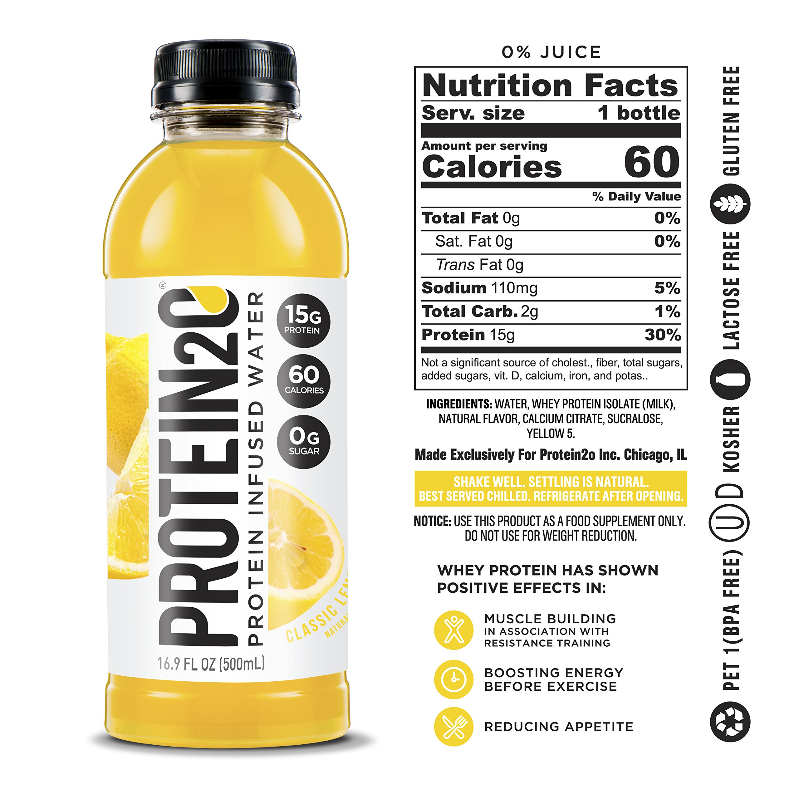 Protein2o 15 G Whey Protein Isolate ExerciseN