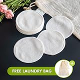 Hima'la 24 Pcs Reusable Bamboo Makeup Remover Pads with Laundry Bag view 5