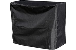 Sunnydaze 2-Foot Firewood Rack Cover - Heavy-Duty Firewood Cover - Outdoor Wood Tarp - Weather Resistant Wood Pile Tarp - Black