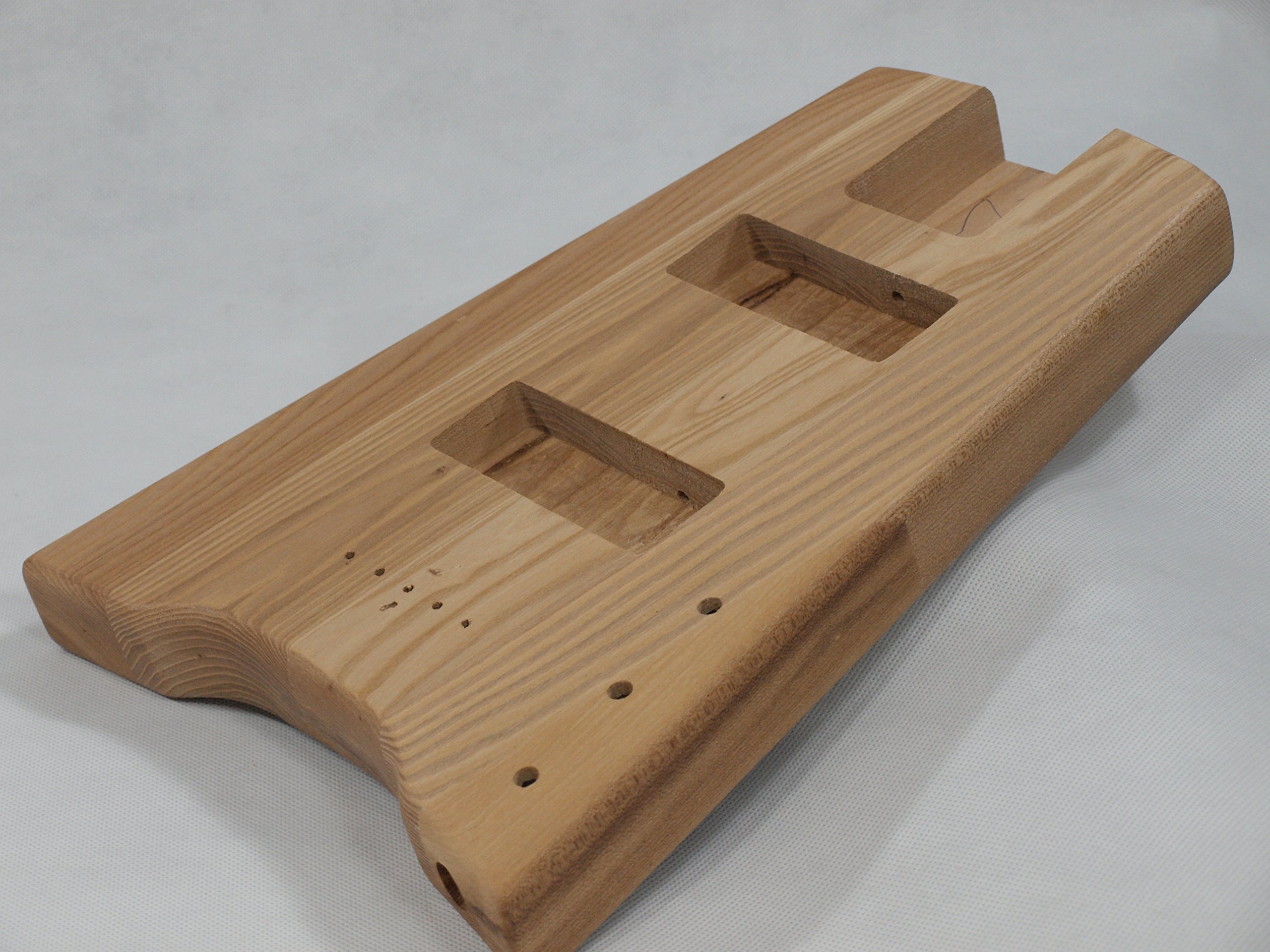 Solo SB Headless Style DIY Bass Guitar Kit, Ash Body, Rosewood FB, SBBK