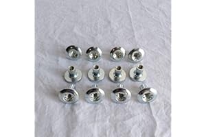 KAY ENTERPRISES Trailer Latch 12 Pcs 5/16" Truss Barrel Nut Dome Head Large Cargo Trailer Full Pass Thru