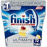 Finish Quantum Ultimate Dishwasher Tablets - Lemon, 72 Pack