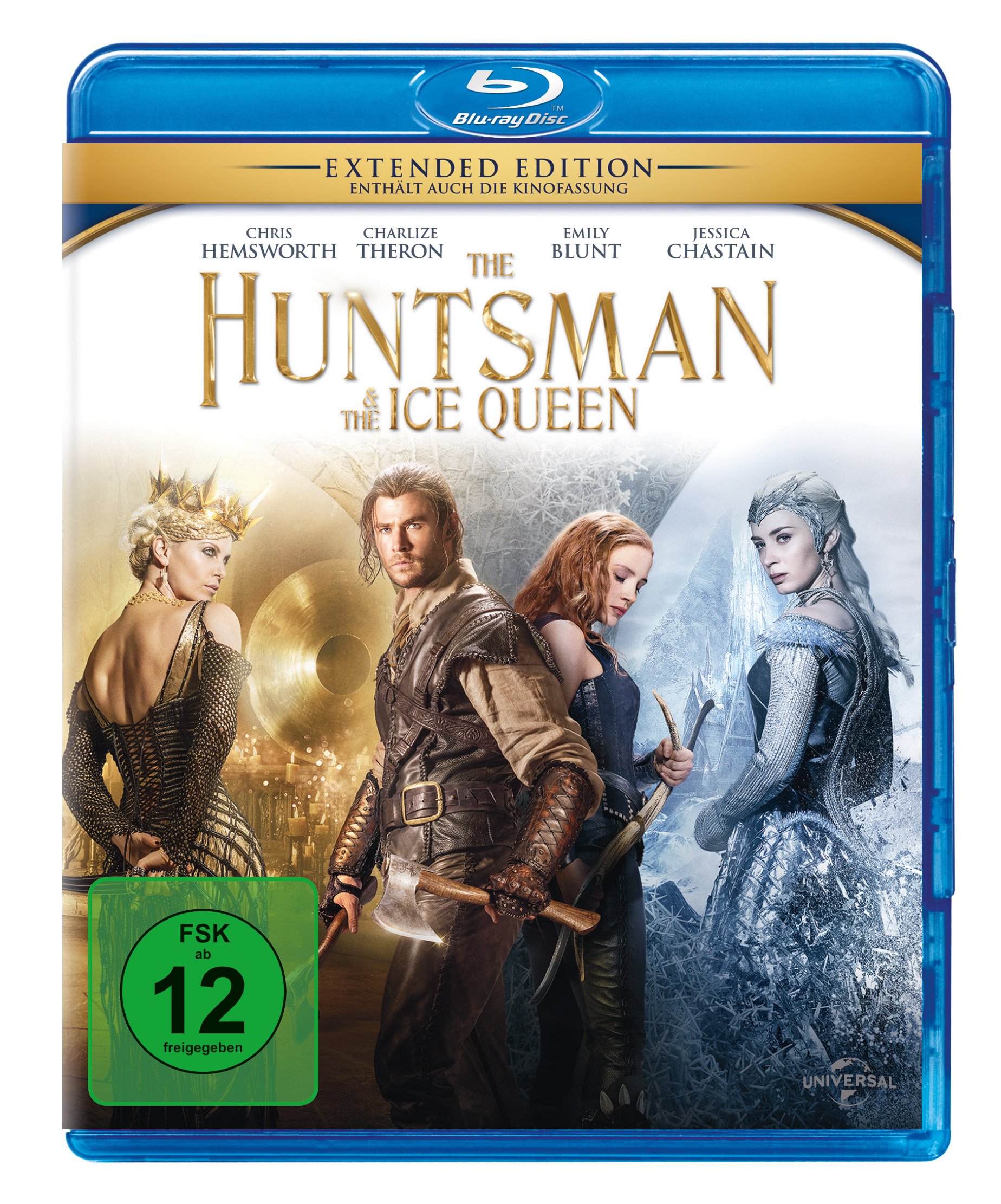 Amazon Com The Huntsman The Ice Queen 5053083076429 Hemsworth Chris Claflin Sam Chastain Jessica Theron Charlize Blunt Emily Morgan Colin Cookson Sophie Frost Nick Smith Sheridan Nicolas Troyan Cedric Books