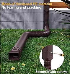 Ogutter Rain Gutter Downspout Extensions, Downspout