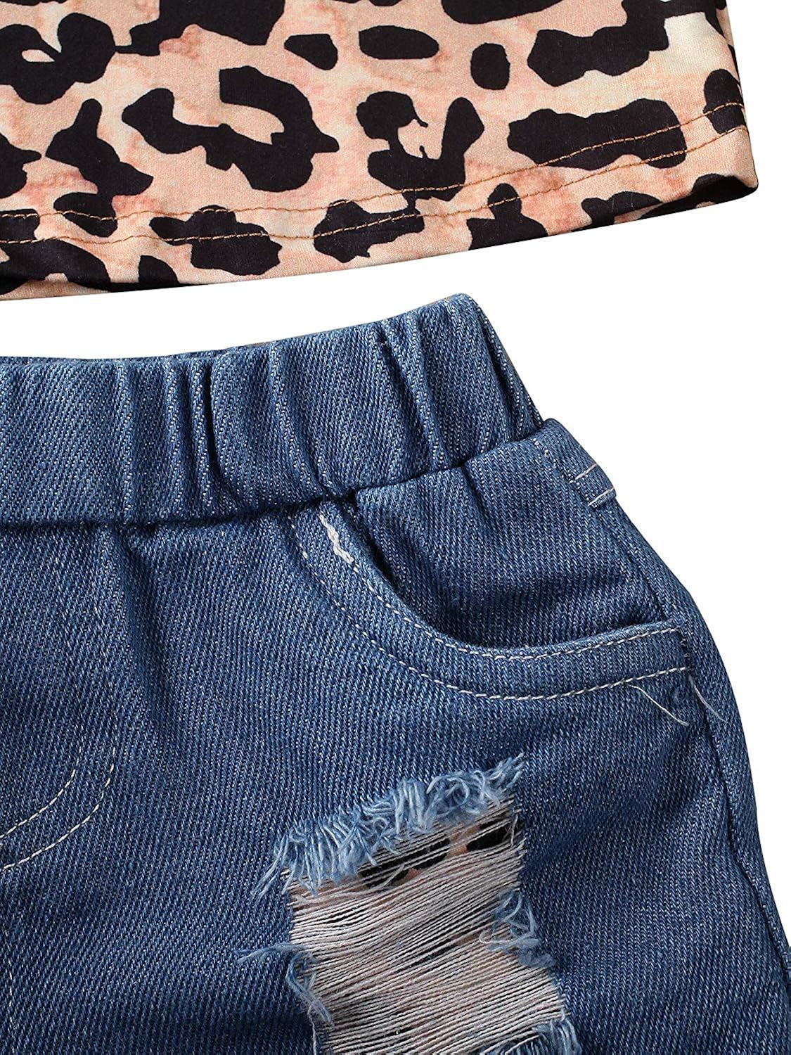 baby girl distressed jean shorts