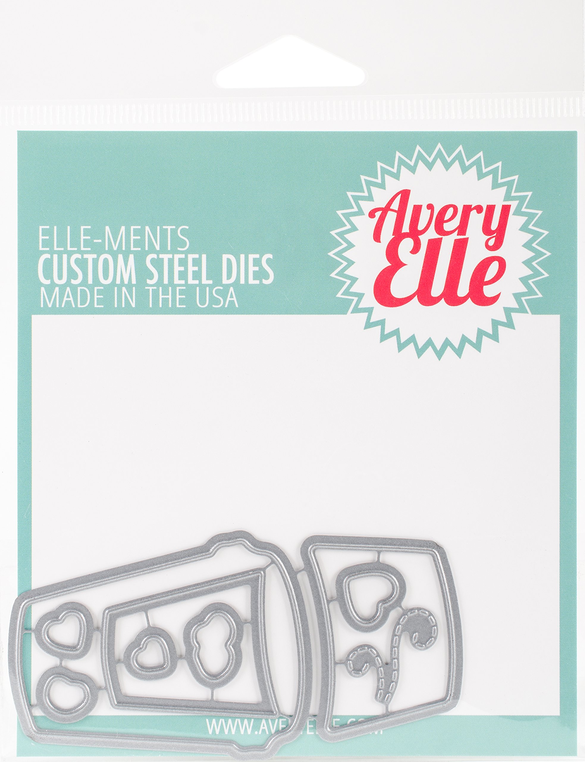 Avery Elle Cool Beans Dies, Metal, Multi-Colour, 12.06 x 10.79 x 0.08 cm