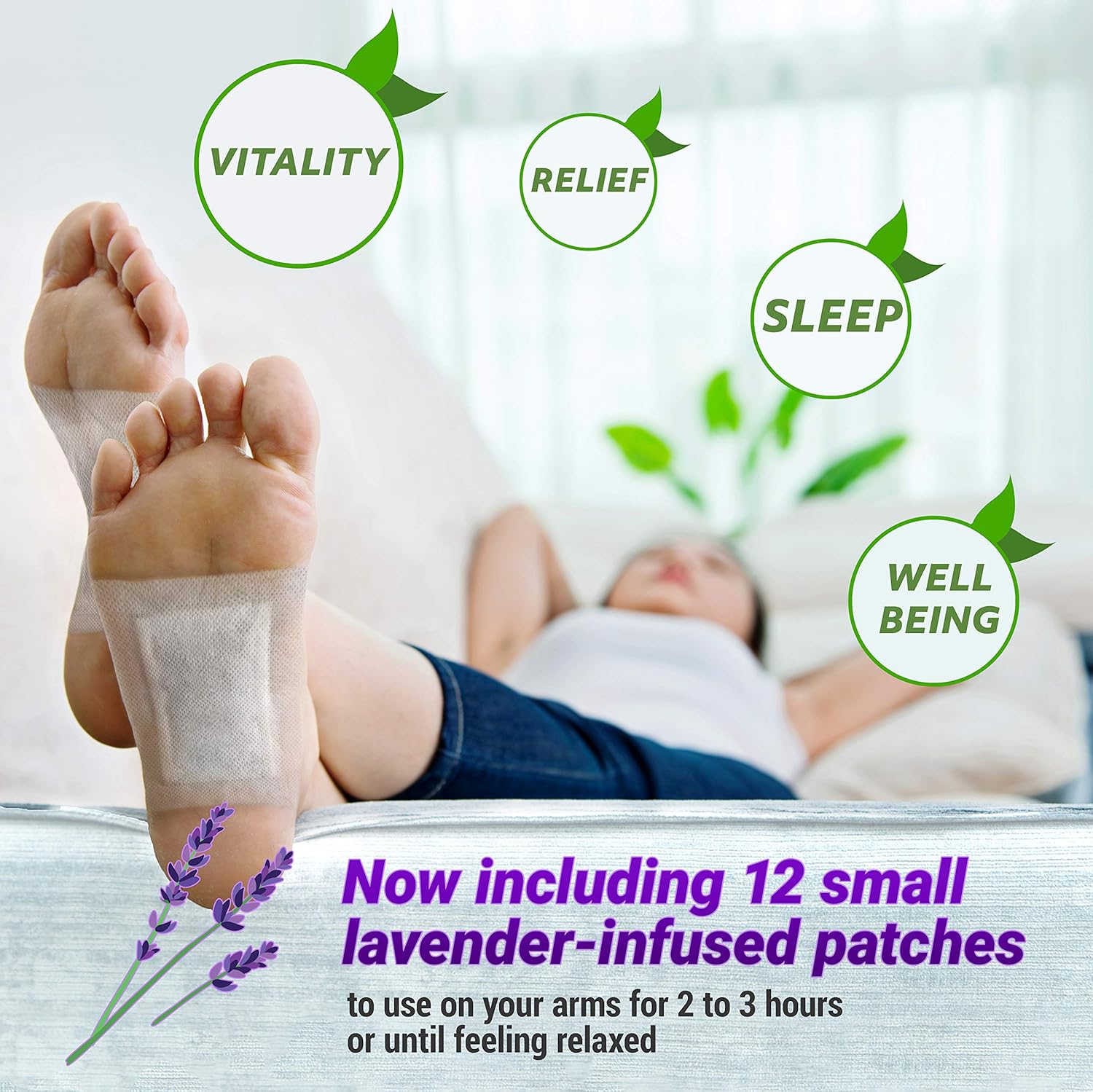 Foot Pads, 30 Pack, All Natural and Organic Formula, Upgraded 2 in 1 Patches (1 Pack (30 Foot Pads)): Health & Personal Care
