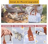 HOMESPON Insulated Lunch Bag for Women Men with Front Pocket Side Pockets view 5