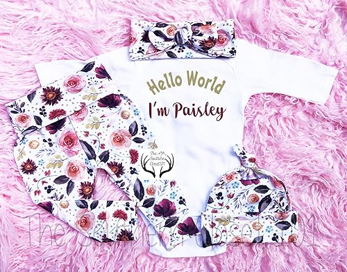 newborn floral leggings