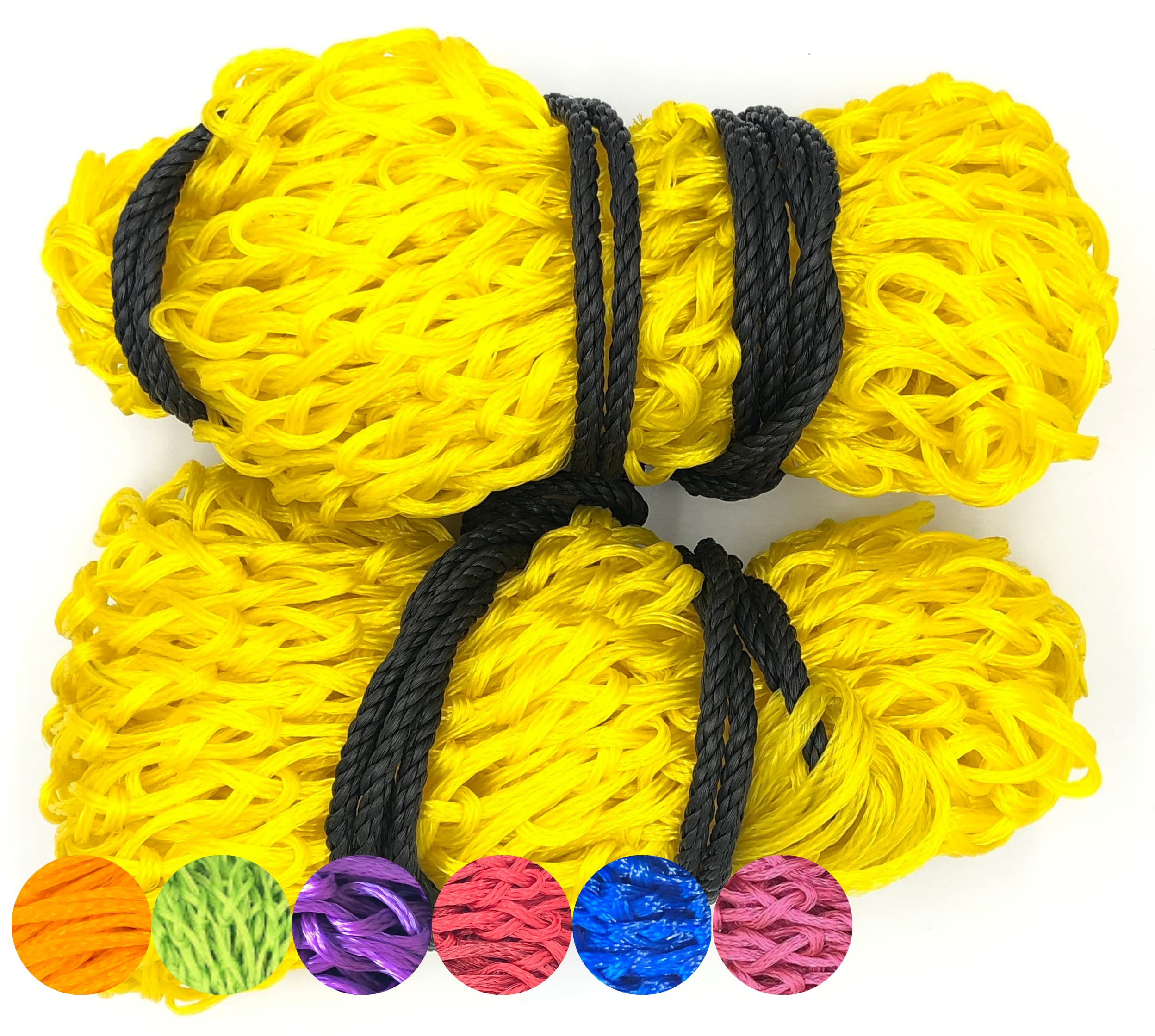 B Living 2 X Hay Net For Horses Multipack - Daisy Equestrian Net Bag With Extra Strong Mesh Holes For Greedy Horses.Horse Accessories Haynet For Haylage & Soak Hay Bale