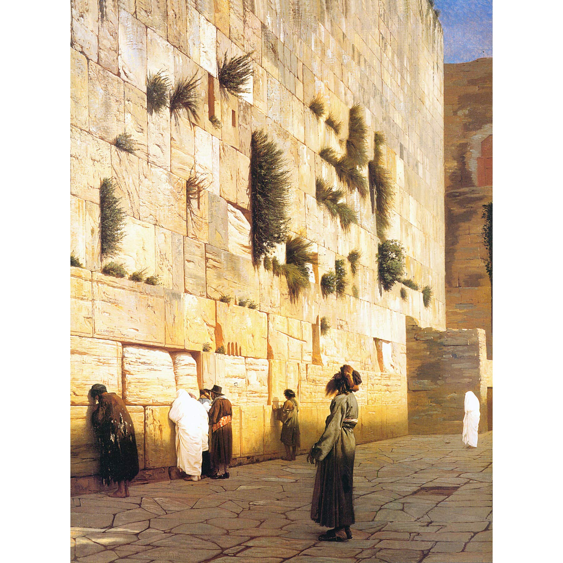 Gerome Solomon's Wall Jerusalem Temple Painting Large Wall Art Print Canvas Premium Mural