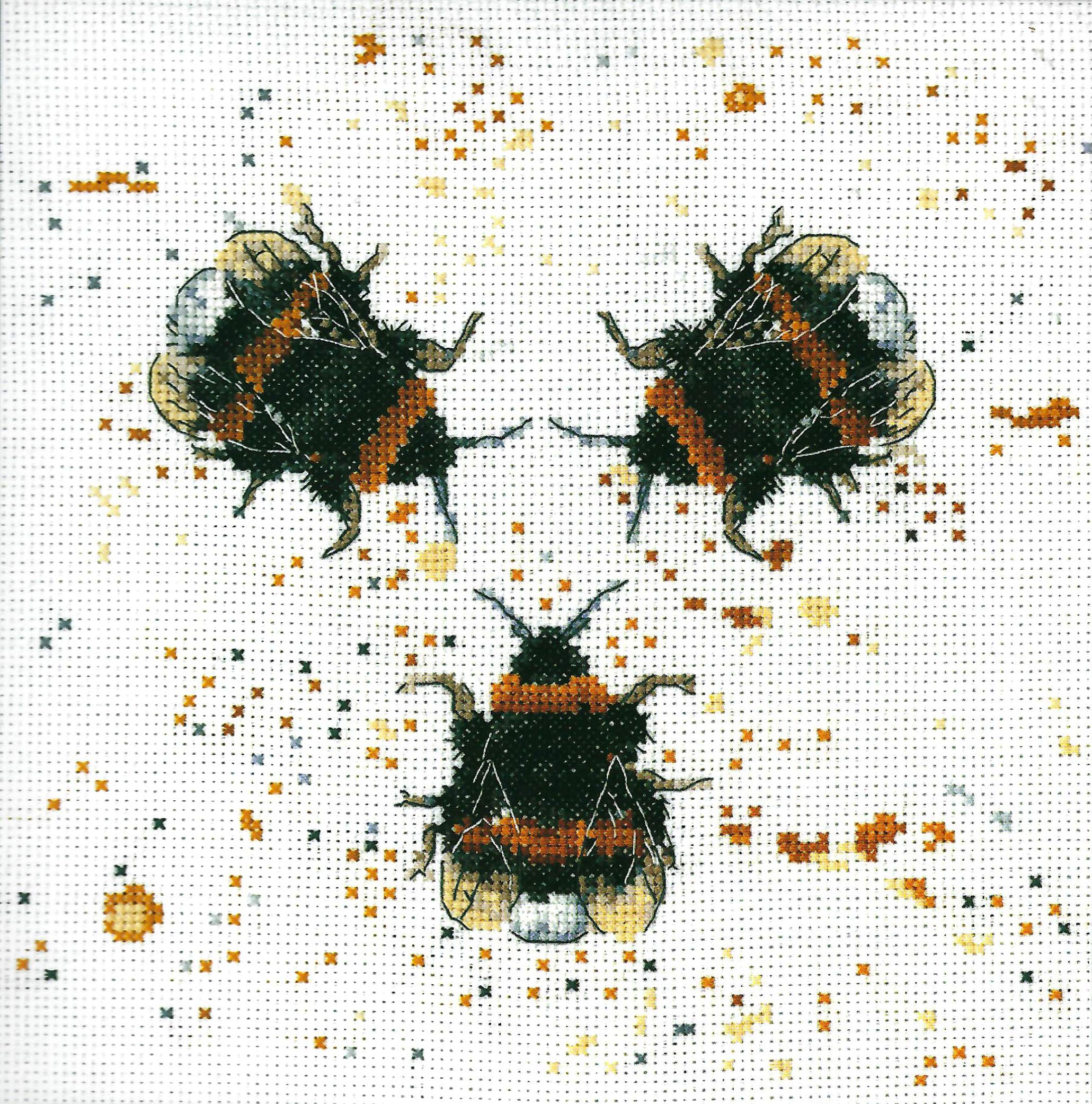 My Cross Stitch Bree Merryn - Counted Cross Stitch Kit - Bee Happy, 8x8 inches