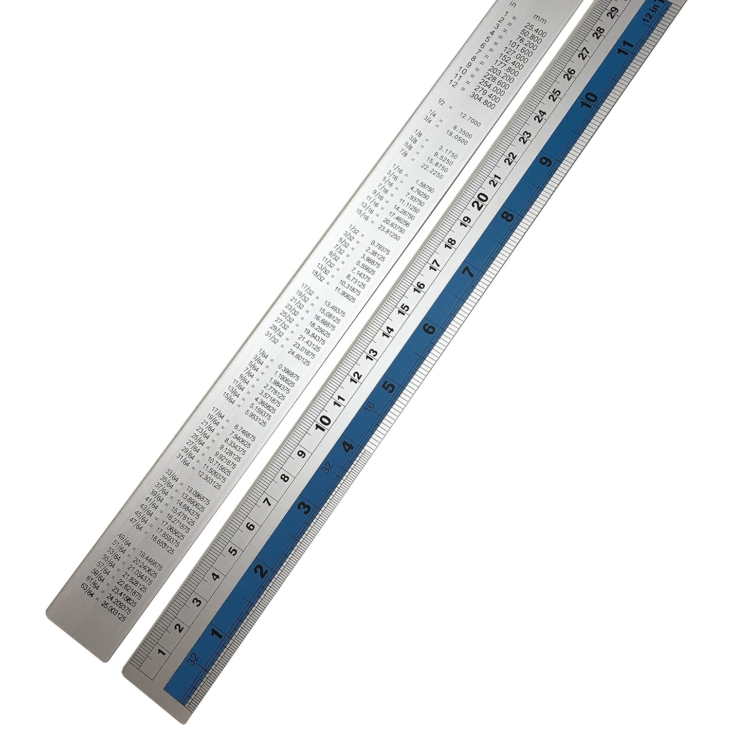 Education Crafts 6 Inch And 12 Inch Pack Of 6 Rulers 3 Pieces Each Aluminum Ruler Office Products