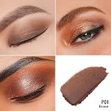 Oulac Shimmer Eyeshadow Bronze Pearl Finish Longlasting Waterproof Vegan 6g P01 view 5