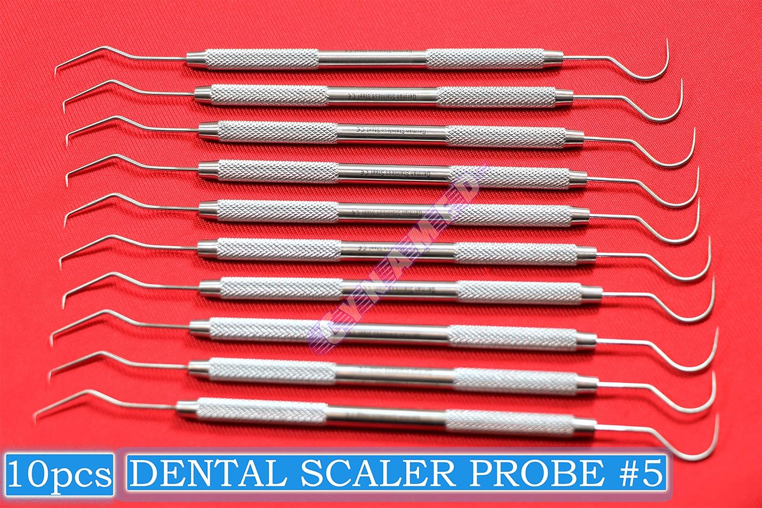 10 X German Premium Sickle Dental Scaler Probe Explorer Probe NO5