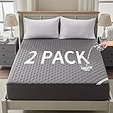 2 Pack Waterproof Mattress Protector, Queen Size