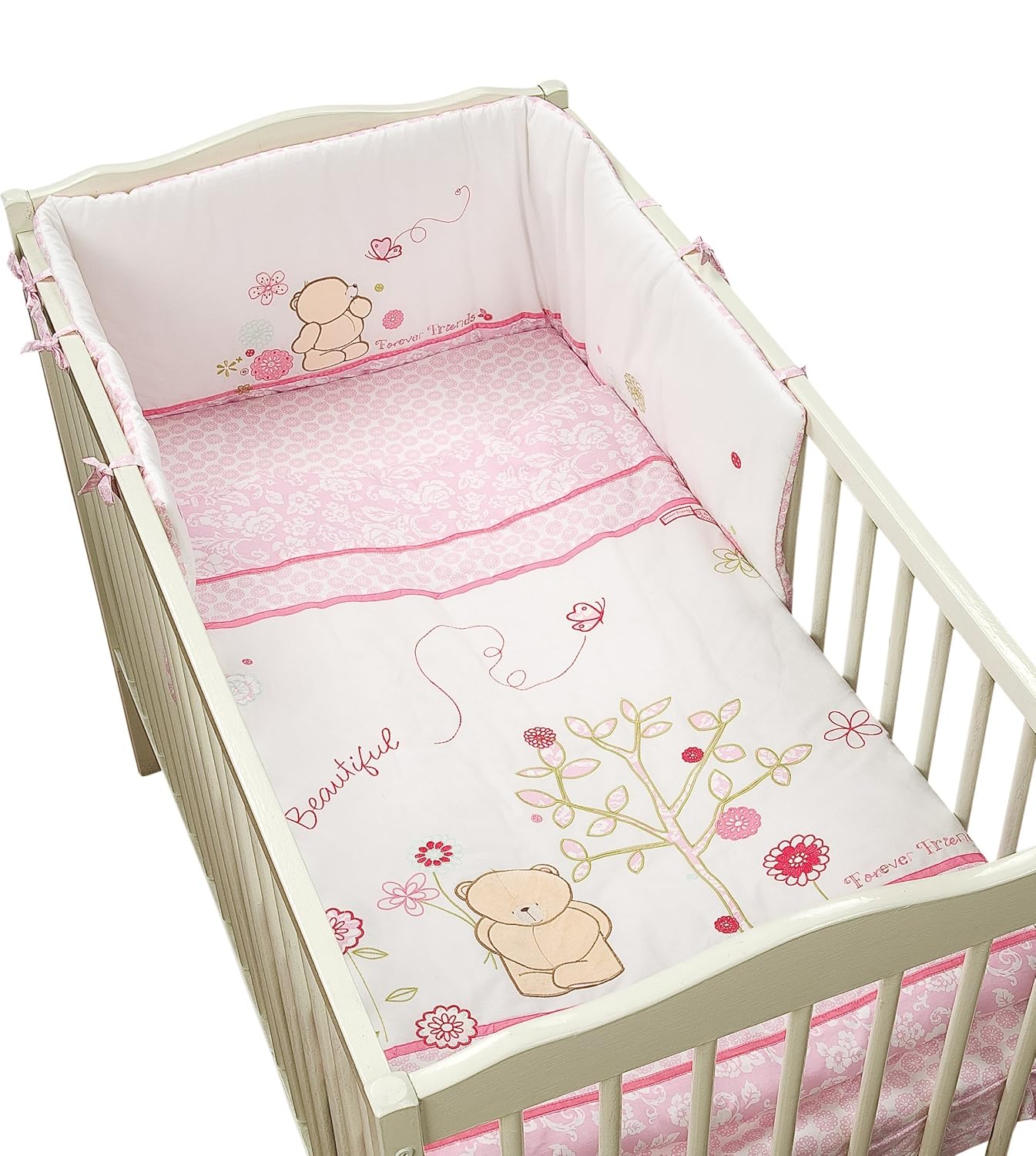 5 piece cot bedding set