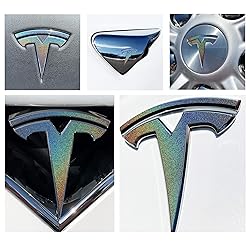 Logo Decal Wrap for Tesla Model X, 14-pc Set