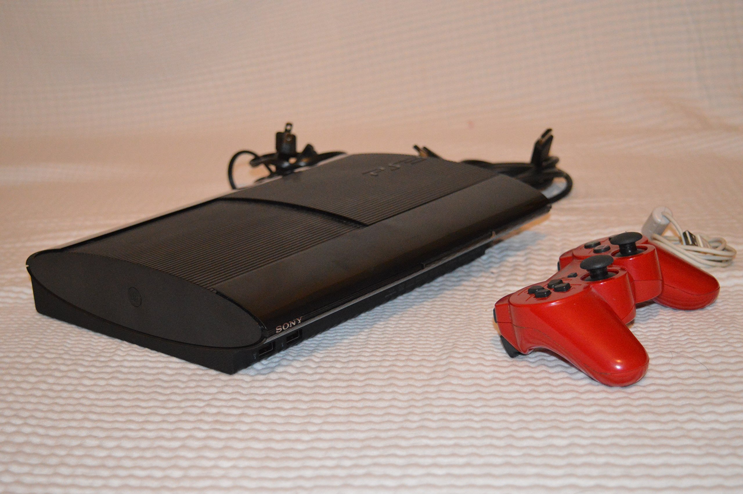 Sony Playstation 3 Super Slim 500GB Game Console System Bundle PS3 w/4 GAMES