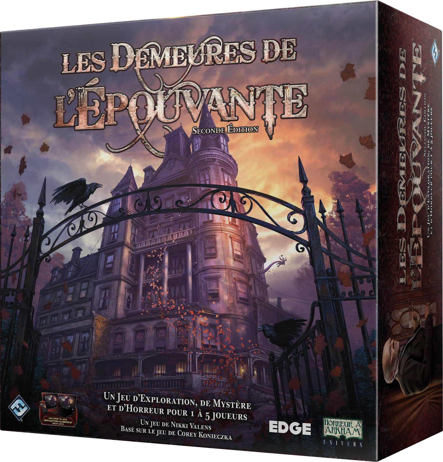 Fantasy Flight Games | Homes of Terror - Second Edition | Board Game | Ages 14+ | 1-5 Players