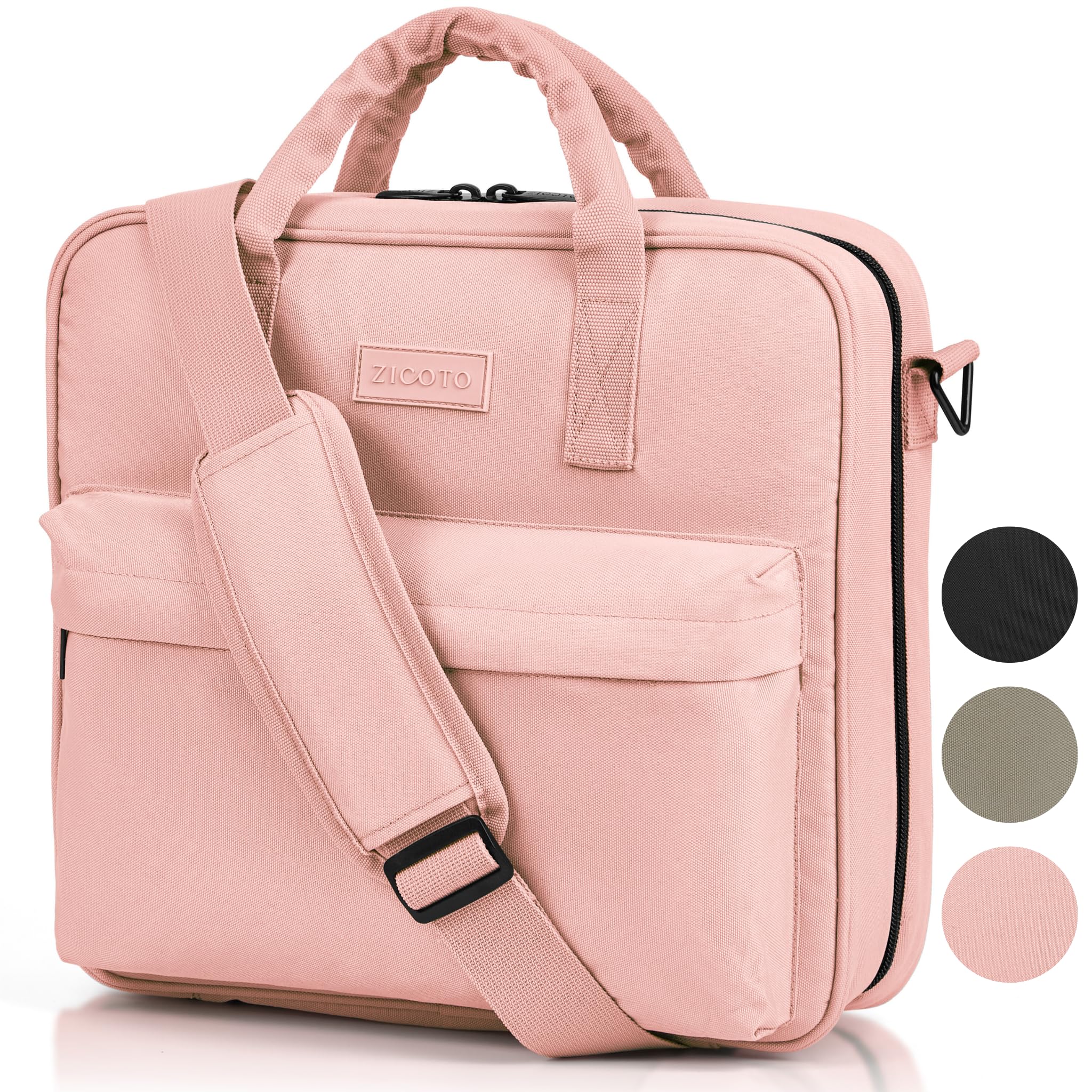 Photo 1 of Sturdy 3 Ring Zipper Binder With Shoulder Strap For School - Beautiful 2 Inch Zip Up Binder with Extra Pockets Holds 500 Sheets, Books & Laptop - Easy to Carry Trapper Keeper Made Of Premium Fabrics