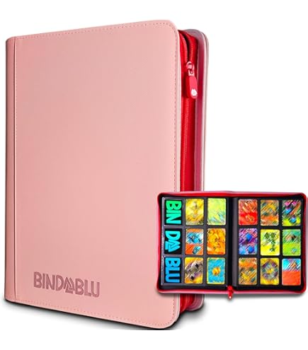 Amazon.com: Card Binder 9-Pocket, HYMENEX Trading Card Binder 540 Pockets  Side-Loading Slots Card Album Holder for Sports Game Trading Cards  Organized