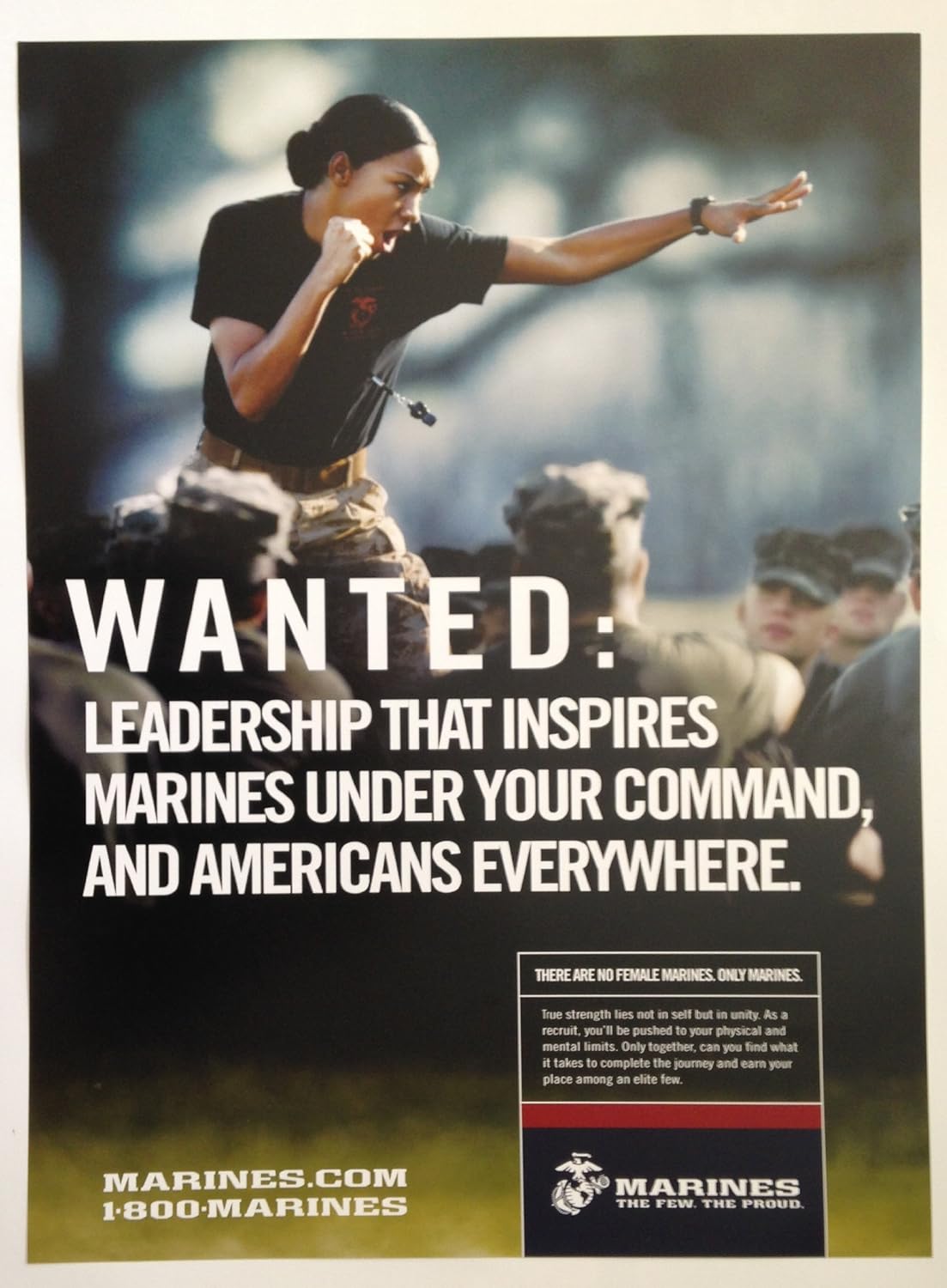 Women in U.S. Marines THERE ARE NO FEMALE MARINES. ONLY MARINES