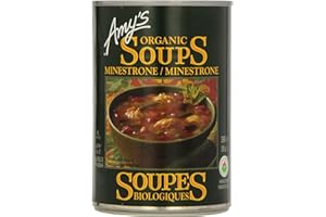 Amy’s Kitchen Organic Minestrone Soup – Vegan, Dairy-Free, Lactose-Free, Soy-Free, Corn-Free, Tree Nut-Free, Kosher, Plant-Ba