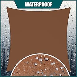 Royal Shade 4' x 16' Brown Rectangle Waterproof Sun