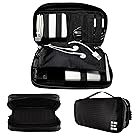 Zero Grid Electronics Travel Organizer - Cord, Cable, and Accessories Case, Black