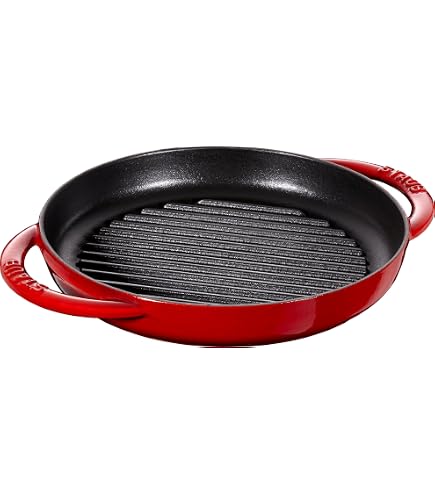 Amazon.com: staub 40509-377 Pure Grill Round Black 10.2 inches (26