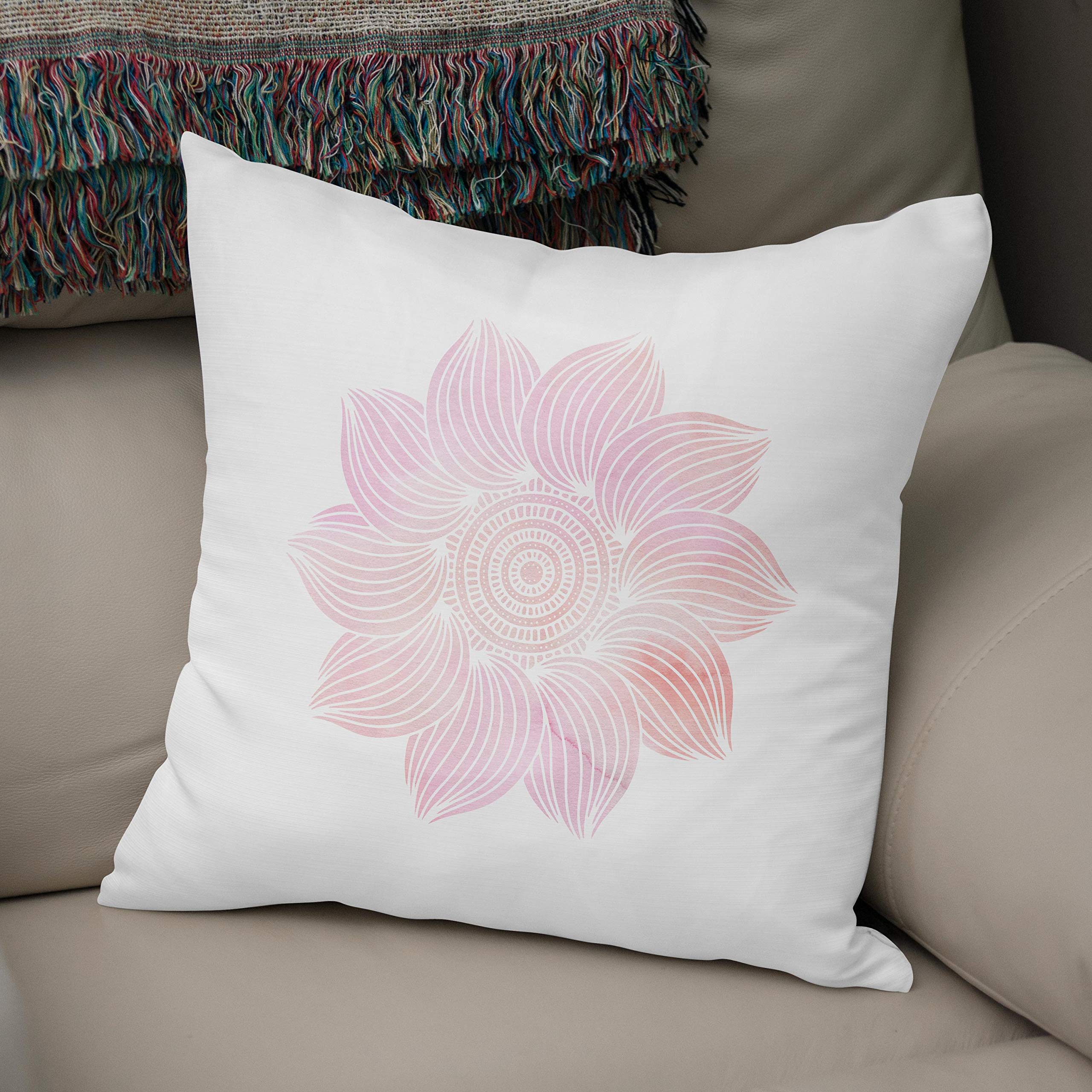 Bonamaison, Decorative Cushion Cover - 50% Cotton 50% Polyester - 43x43cm - Designed and Manufactured in Turkey